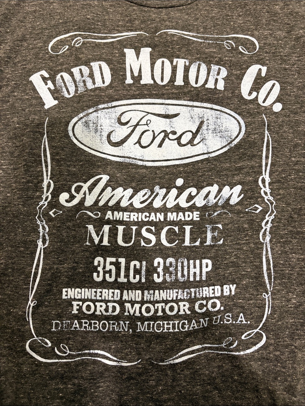 FORD Motor Co. sz MEDIUM graphic tee by Tee Luv cars trucks shirts vehicles - Picture 3 of 6